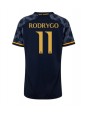 Real Madrid Rodrygo Goes #11 Vieraspaita Naisten 2023-24 Lyhythihainen